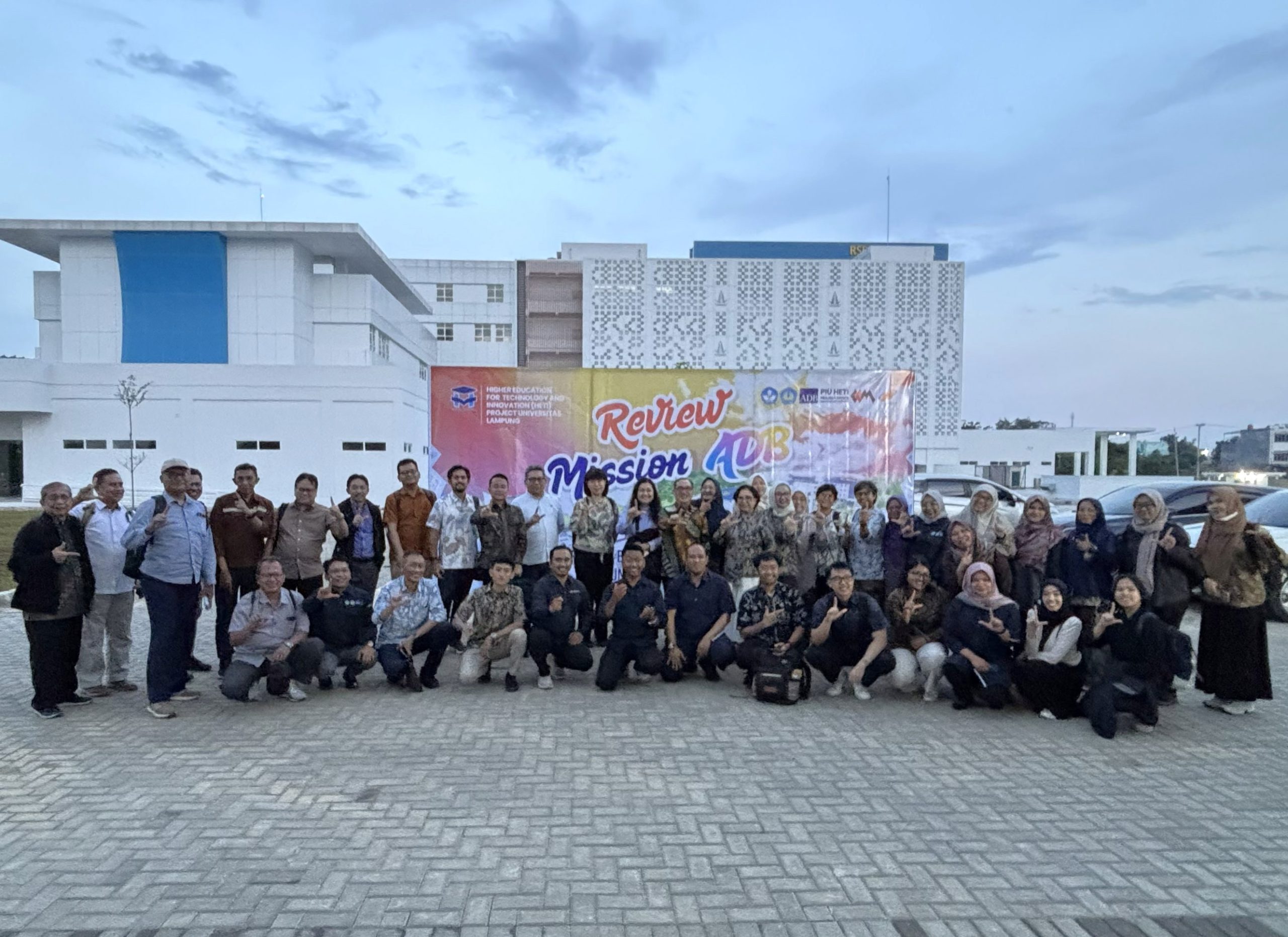 Unila Gelar Review Mission Proyek HETI-ADB Pastikan Kesiapan Operasional RSPTN dan IRC